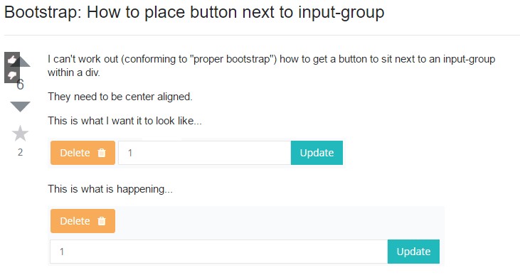  Efficient ways to  apply button next to input-group